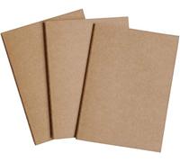 Repuestos en Blanco para Diario de Viajeros a6 Wanderings: Paquete de 3 Insertos A6 para Diarios de Viaje con Páginas de Doble Cara y Planificador de Cuero 10.5 x 15 cm