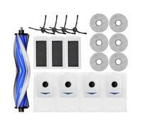 Repuestos for aspiradora, bolsa for polvo, cepillo lateral principal, filtro, mopa, accesorios, compatibles con Ecovacs X5 OMNI(As shown 18pcs)