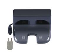 Repuestos for aspiradora robótica Cargador de aspiradora Compatible con ECOVACS Charge Dock CH1630, Compatible con Deebot, Compatible con OZMO 950 920 N8 Pro (Base y Adaptador for Reino Unido)(T8/T9)