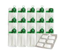 Repuestos For Bolsas De Polvo, Compatibles Con Vorwerk VK140 VK150 FP140, Bolsas De Repuesto For Aspiradoras(15pcs)