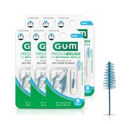 Repuestos GUM Proxabrush Go-Betweens - Anchos - Compatibles con el mango permanente GUM - Cepillos interdentales reutilizables - Palillos dentale