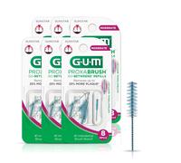 Repuestos GUM Proxabrush Go-Betweens - Moderado - Compatible con el mango permanente GUM - Cepillos interdentales reutilizables - Palillos dental