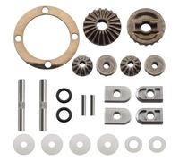 Repuestos Juguetes RC Compatible con Felony 1/7 para ARRMA para Kraton para Typhon para Talion 1/8 RC Coche Piezas Upgrade Engranaje Diferencial Reforzado AR310436 ARAC4010