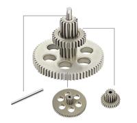 Repuestos Juguetes RC Compatible con FMS para FCX24 para FCX18 para LC80 1/24 1/18 RC Crawler Piezas Upgrade Transmisión Engranaje Completo Caja Cambios Gears Set