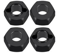 Repuestos Juguetes RC Compatible con LOSI para Mini-B 2WD 1/16 para Mini-T 2,0 1/18 RC Piezas De Actualización Coche 4 Uds Conversión Adaptadores Rueda Hexagonal Metal