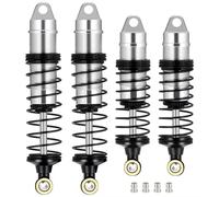 Repuestos Juguetes RC Compatible con Mini-B 2WD 1/16 RC Piezas De Actualización Coche Accesorios Repuesto 4 Unids/Set Amortiguador Aleación Aluminio