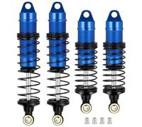 Repuestos Juguetes RC Compatible con Mini-B 2WD 1/16 RC Piezas De Actualización Coche Accesorios Repuesto 4 Unids/Set Amortiguador Aleación Aluminio