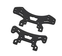 Repuestos Juguetes RC Compatible con Racing PTG-2R C8035 1/10 RC Piezas De Coche Patrón De Fibra De Carbono Soportes De Choque Delantero Trasero Reemplazo LY222