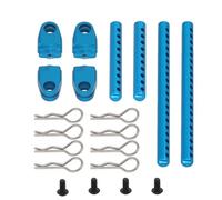 Repuestos Juguetes RC Compatible con Tamiya para TT02 RC Coche Piezas Upgrade Soportes Metálicos Ensamblados para Carrocería con Columnas De Fijación Y Clips En R