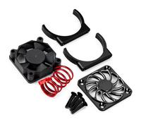 Repuestos Juguetes RC Compatible con Traxxas para Mini para Maxx 1/16 RC Coche Piezas Upgrade Soporte Metálico Montaje Ventilador Disipador Ventilador Refrigeración Alta Velocidad