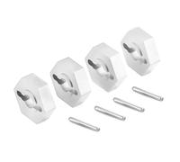 Repuestos Juguetes RC Compatible con Traxxas para Slash 1 16 RC Coche Piezas Upgrade 4PCS Aleación Aluminio Buje Adaptadors 7154 12mm Hexágono Diámetro
