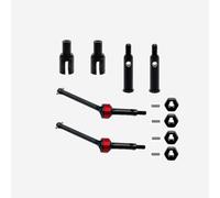 Repuestos Juguetes RC Compatible con WLtoys 244016 para LOSI Micro B 124 1/12 RC Coche Piezas Upgrade Árbol Transmisión Metal con Acoplamiento Copa Diferencial Y Eje Rueda