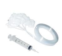 Repuestos L850 L301 L303 L300 L350 L800 L810 L1300 Compatible con E-pson L1800 Damper Dtf L1800 Ink Damper Dumper (Color : 6 Dampers with Hose)