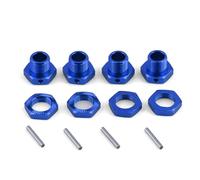 Repuestos Maquetas RC Para Arrma Para Infraction Para Limitless Para Felony 6S 1/7 Para Typhon 6S 1/8 De Para Cubo Hexagonal Rueda Metal 17 Mm Con Tuerca Piezas RC(Blue)