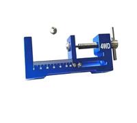 Repuestos Maquetas RC Para Tamiya Cargador Neumáticos Aleación Aluminio Personalizado Coches Carreras 4x4 Herramienta Montaje Ruedas Piezas Reparación Mejoradas(Blue)