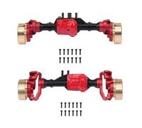 Repuestos Maquetas RC Para Traxxas Para TRX-4 1/10 Eje Puente Trasero Delantero De Metal Coche Trepador De Control Remoto DIY Accesorios RC(1set)