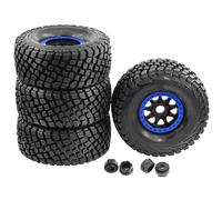 Repuestos Maquetas RC Para Traxxas Para UDR DF7 Para FS Para Atom Para Arrma Para Mojave Para HSP YK4072 DF7 1/7 1/8 Camión Neumáticos Ruedas RC Curso Corto(Blue)