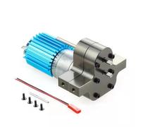 Repuestos Maquetas RC Para WPL B14 B16 B24 B36 C14 C24 Para JJRC Q60 Para MN D90 Para MN99S MN91 Caja Engranajes Transferencia Metal Motor Escobillas 370 Con Cambio Velocidad Mejorado(Gray)