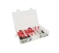 Repuestos Motocicletas 195 Unids/Set Tornillos Universales para Carrocería Kit De Tuerca Carenado para Yamaha R1 R6 para Kawasaki para Ninja 250 300 ZX6R ZX10R ZX14R ZZR400(Rosso)