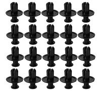 Repuestos Motocicletas 20 Piezas Clip De Perno Panel Carenado 8mm Clips Remaches Tornillo Plástico Negro para Honda