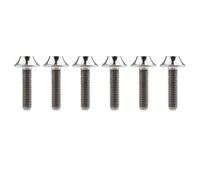 Repuestos Motocicletas 6 Tornillos De Titanio M5x 20 Mm con Cabeza Torx para Motocicleta(Titanium M5x 20mm)