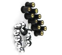 Repuestos Motocicletas para Kawasaki ZX10R 2004-2005 2008-2010 2014-2018 2017 2015 2016 ZX9R 1994-2003 10 Uds M5 * 16 Tornillos Deflectores De Parabrisas(Silver)