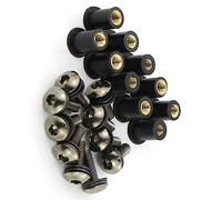 Repuestos Motocicletas para Suzuki GSR750 2011-2019 2018 GSR1000 GSX-S750 GSX-S1000/F 2015-2019 2017 2016 M5 * 16 10 Piezas Deflectores De Parabrisas Pernos Juego Tornillos(Steel Titanium)