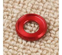 Repuestos Motocicletas Tornillos De Acero Inoxidable M6 × 20 Mm Arandela Color Tornillo Guardabarros para Vehículo Eléctrico Motocicleta(Rosso)