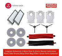 Repuestos Originales Roborock Qrevo Master/Q Revo Slim: Cepillo Principal/Lateral, Mopa, Bolsa para Polvo, Filtro (Opcionales) Qrevo Slim Pack 3