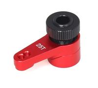 Repuestos Orugas RC Para Axial Para Capra UTB10 1.9 Para Utb 1/10 Metal 25T Servo Brazo Servo Protector Set RC Crawler Car Upgrade Parts Accessories(Red)