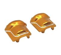 Repuestos Orugas RC Para Traxxas Para Trx4 Para Trx6 4WD HB R1001 R1002 R1003 1/10 Eje Delantero Y Trasero Cubiertas Traseras Piezas Actualización Metal Coche RC(Orange)