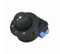 Repuestos para C2 C3, Xsara, Picasso, Berlingo, Interruptor de Ajuste de Espejo retrovisor eléctrico, botón de Control del Espejo retrovisor 6545KS (marrón) (Azul)