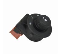 Repuestos para C2, C3, Xsara, Picasso, Berlingo, Interruptor de Ajuste del Espejo retrovisor eléctrico, botón de Control del Espejo retrovisor 6545KS (marrón) (marrón)