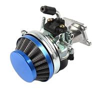 Repuestos para carburadores Conjunto de colector de filtro de aire de carburador de carburador de 19 mm for mini bicicleta de bolsillo de 2 tiempos 47cc 49 Cc(Gold)