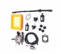 Repuestos para carburadores Kit de recarga de combustible con bombilla de filtro de aire de carburador 41341200653 apto for cortadora de hilo FS120 FS200 FS250 FS300 FS350 FR450(Carburetor set)