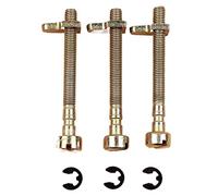 Repuestos para herramientas eléctricas de exterior Tornillo de ajuste del tensor de cadena de motosierra for 335 338 435 436 438 440 441 442 444 Piezas de reemplazo de la motosierra, 3pcs / lot Piezas