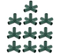 Repuestos para invernadero,5 Tipos de Soporte Estable Resistente,Mobiliario de Armazón de Invernadero - para Jardinería, Malla de Sombra, Estacas para Plantas, Flores, Hortalizas, Porches, Patios