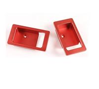 Repuestos Para La Cubierta Decorativa Del Marco De La Puerta Del Coche, Accesorios Para Land Para Rover Para Defender 90, 110, 130 (2004-2019) Acabado Interior(ROJO,2 piezas)