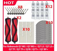 Repuestos para Roborock Q7 M5 / Q7 M5+ / Q7 L5 / Q7 L5+ / Q7 TF / Q7 TF+ / Q7B / Q7T+ / Q7 BF+: Cepillo Principal, Cepillo Lateral, Filtro y Bolsa 6 PCS
