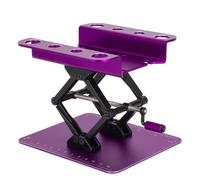 Repuestos RC Para TRX4 Para Redcat Para Axial Para Arrma Para Kraton Para Slash 1/10 1/8 1/12 RC Car Work Stand Estación Reparación Montaje Plataforma Altura Ajustable(Purple)