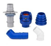 Repuestos Zodiac MX6 MX8 Compatible | Kit Completo con Válvula FRV100, Adaptador Cónico, Codo 45° y Conectores Twist Lock | Accesorios para Limpiafondos de Piscina