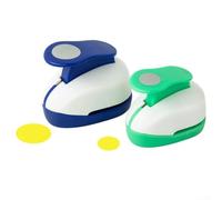 Repujador de papel redondo para álbumes de recortes y fabricación de tarjetas, punzonadora manual ajustable con troqueles de metal, herramienta de manualidades compacta para crear patrones en relieve