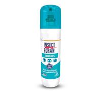 Répulsif Peau Famille 100ml Insect Ecran | Protección contra picaduras de mosquitos poru a toda la familia - Formulado con Icaridina 20% - a partir de 12 meses