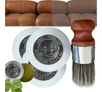 REPWEY 2024 New Furniture Salve for Leather,Wise Owl Furniture Salve for Leather And Brush,Leather Furniture Salve Prevent Dryness and Cracking (3 pcs)