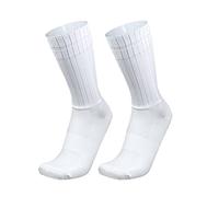 REPWEY Calcetines Antideslizantes de Silicona para Hombres, 1 Par, Blanco, Sólido, Deporte, Ciclismo, Correr