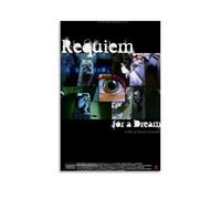 Requiem for A DreamOil Painting - Lienzo impermeable y resistente a las manchas, adecuado para cualquier estilo decorativo de dormitorio, sala de estar, oficina, estilo sin marco, 60 x 90 cm