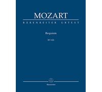 Requiem KV 626 -Mozarts Fragment mit den Ergänzungen von Joseph Eybler und Franz Xaver Süßmayr-. BÄRENREITER URTEXT. Studienpartitur, Urtextausgabe