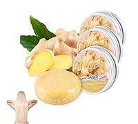 Rercarre 3 champús de jengibre para el crecimiento del cabello, champú orgánico natural antipérdida de cabello