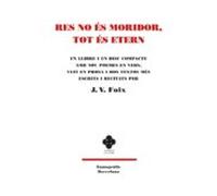 Res No Es Moridor Tot Es Etern (+ Cd)