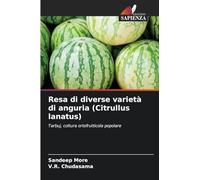 Resa di diverse varietà di anguria (Citrullus lanatus): Tarbuj, coltura ortofrutticola popolare